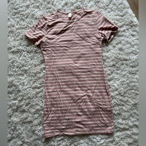 Striped T-Shirt Dress